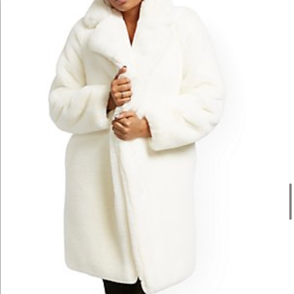 Faux fur coat